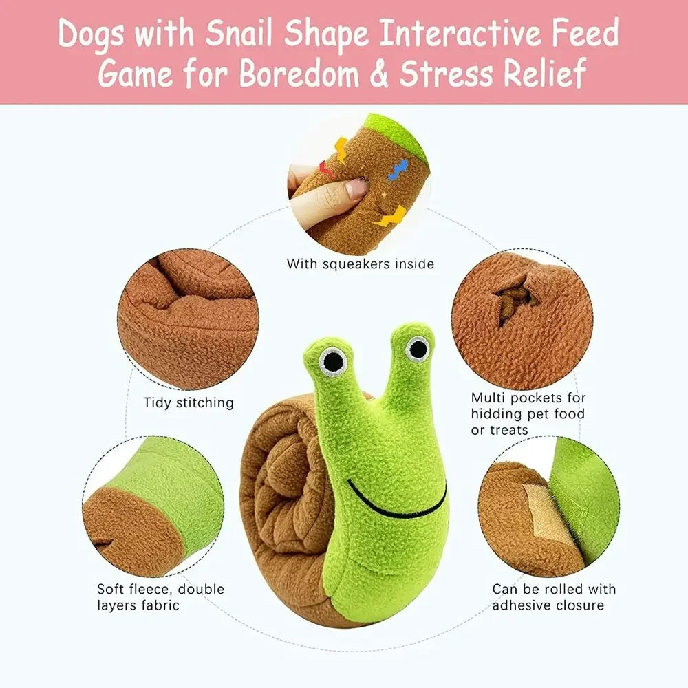 Snail Plush Puzzle Toy